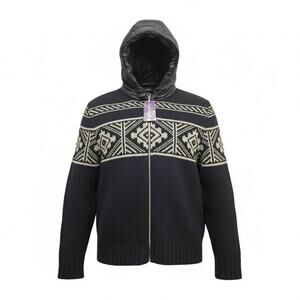 NWT Ralph Lauren Purple Label Jacket Mens XXL Navy Cashmere Wool Fair Isle $2495